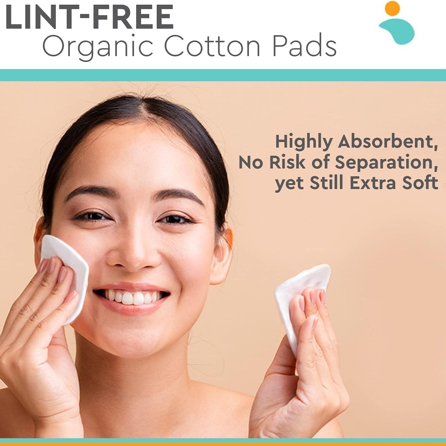 Cotton Rounds & Pads (150 Count (Pack of 1), Large & Pressed)