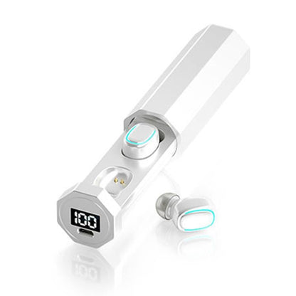NNEDSZ True Wireless Bluetooth Earphones With Digital Display And Charging Box